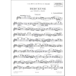 Berceuse Violon-Piano